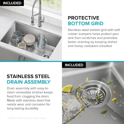 Fairlane 30 in Undermount Single Bowl Stainless Steel Kitchen Sink (29.5 Inch / Single Bowl — Undermount)