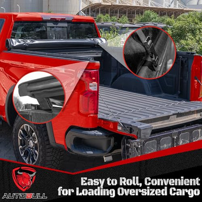 Soft Roll up tonneau Cover Compatible with 2022 (6’7“ / 2022-2026 Soft Rolling)