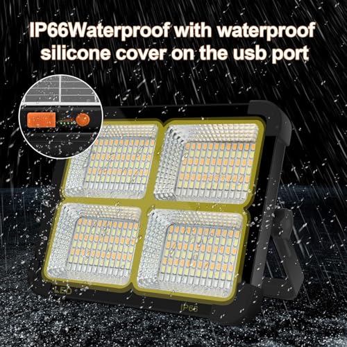 Portable LED Work Solar Light 100W (Black)