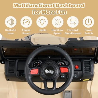 Ride on Truck Car (Khaki)