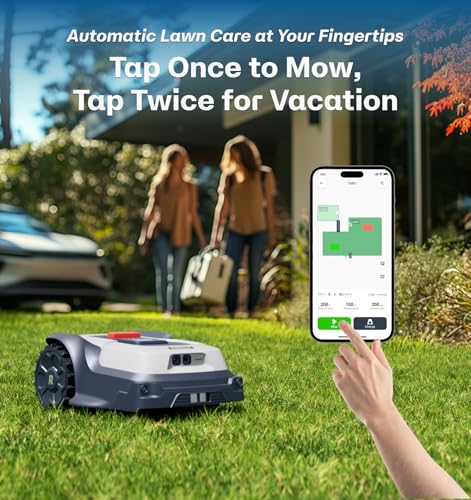 T1200Pro Robot Lawn Mower with RTK Extension Cable for 0.37 Acre (T1200Pro+RTK Extension Cable)
