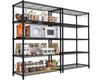 Wire Storage Shelves (35.5"W x 14"D x 72"H)