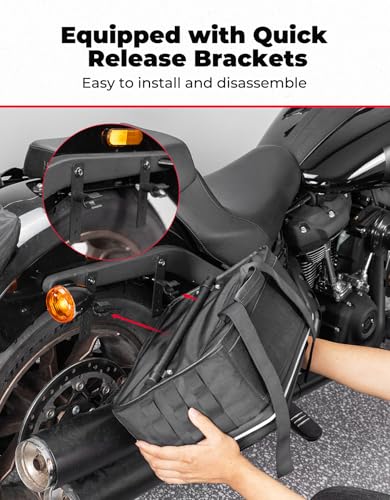 Motorcycle Saddlebags Expandable 22