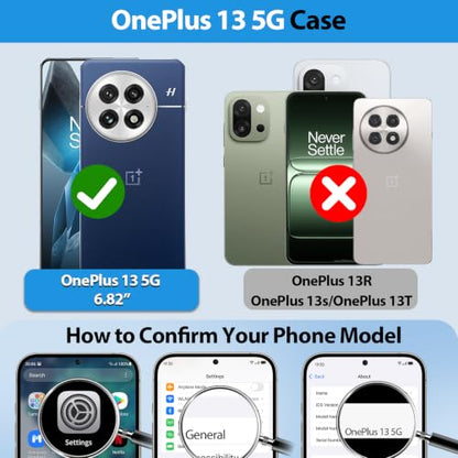 for OnePlus 13 5G Case (OnePlus 13 5G（6.82"） / Blue)