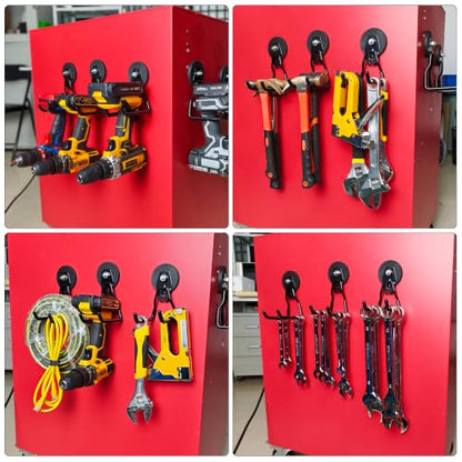 Heavy Duty Magnetic Hooks (2.6"x2-ZSU / Black)