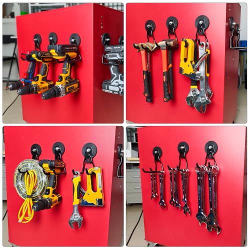 Heavy Duty Magnetic Hooks (2.6"x4-ZSU / Black)
