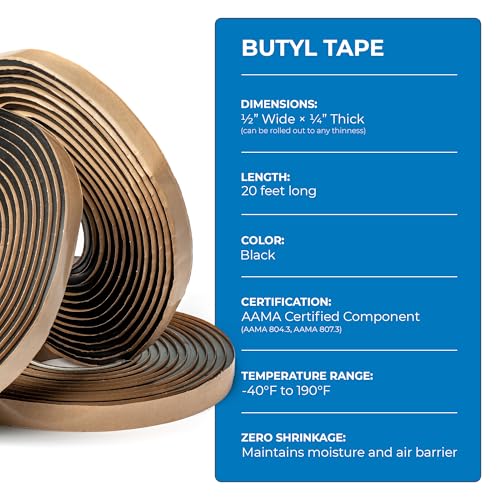 Butyl Tape 3 Roll (3 Butyl Tape)