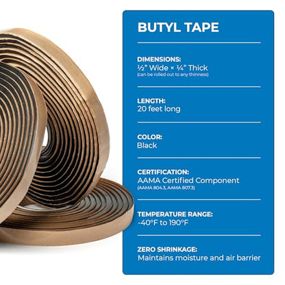 Butyl Tape 3 Roll (3 Butyl Tape)