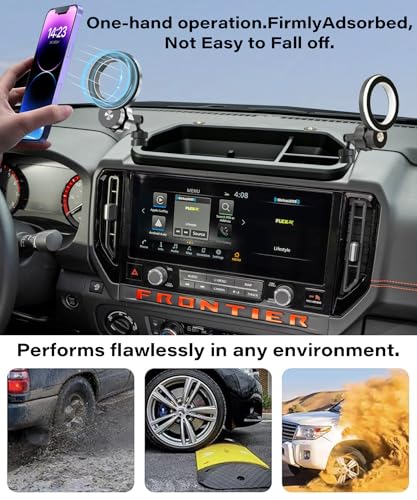Car Phone Holder for Nissan Frontier 2025 2026 12.3" Screen Accessories (for 2025-2026 Nissan Frontier(12.3 Inch Screen))