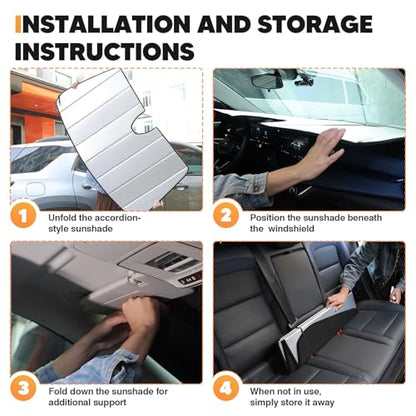 Windshield Sun Shade for Honda CRV 2023 (FOR | Thickened HONDA CRV 2023-2026)