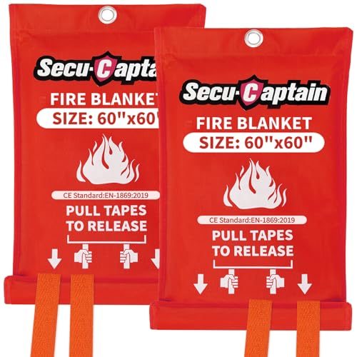 Emergency Fire Blanket for Home (60"x60")