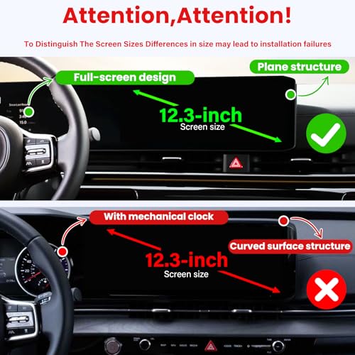 Car Phone Holder Fit for Kia Carnival 2025 (For Kia Carnival 2025-2026 12.3inch)