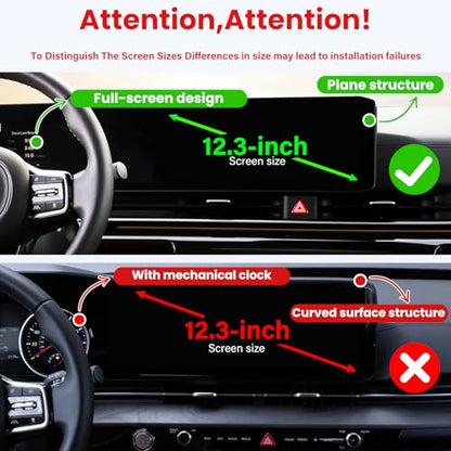 Car Phone Holder Fit for Kia Carnival 2025 (For Kia Carnival 2025-2026 12.3inch)