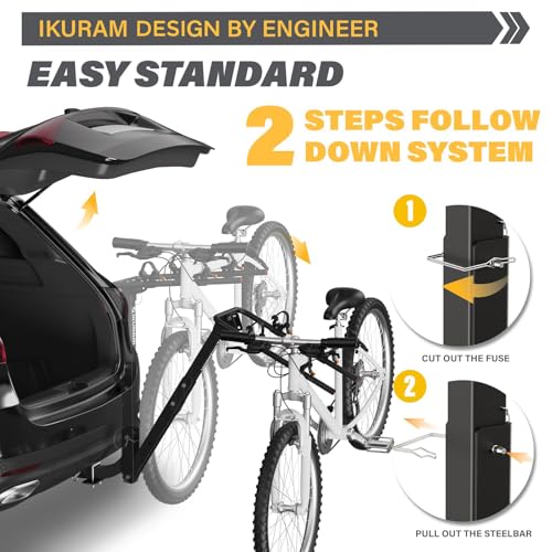 2 Bike Hitch Mount Foldable Bicycle Carrier (2-BIKE RACK)