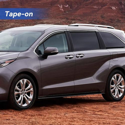 Window Visors Rain Guards for 2021 2022 2023 2024 2025 2026 Toyota Sienna (2021-2026 Toyota Sienna)