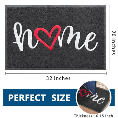 Door Mat Outside Inside Home Doormat (2'8" x 1'8" / Home)