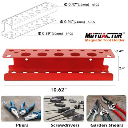 Magnetic Screwdriver Rack (Red Screwdrivers Holder)