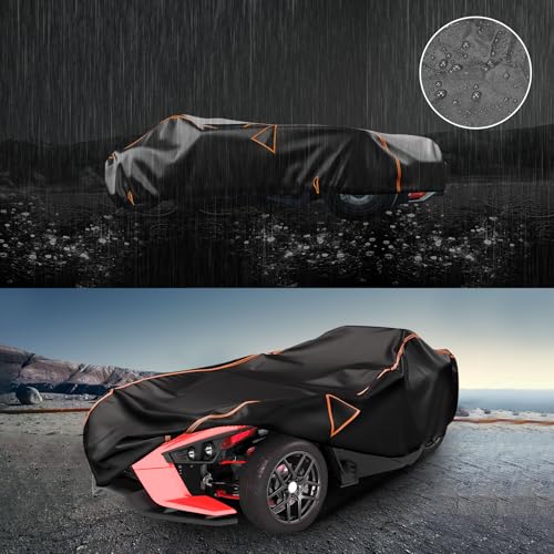 Full Cover for Polaris Slingshot Heavy Duty Premium Windshield Cover (Black / for Polaris Slingshot)