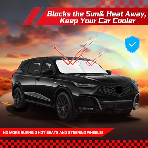 Windshield Sun Shade for Acura MDX 2021 (for Acura MDX 2021-2026 2027)