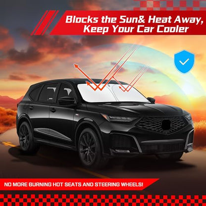 Windshield Sun Shade for Acura MDX 2021 (for Acura MDX 2021-2026 2027)