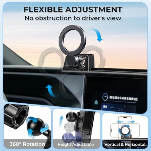 Car Phone Holder for Toyota Land Cruider 2026 2025 2024 with 8 (Fit for 2024-2026 Land Cruiser, 8/12.3-Inch)