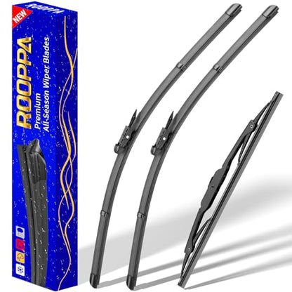 3 Wipers Fits GMC Acadia 2013 (24"+21"+10")