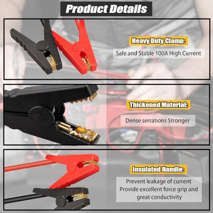 Jump Starter Adapter for DeWalt 20V MAX Battery (Jumper Starter for Dewalt)