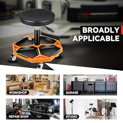 Mechanic Stool (Orange)