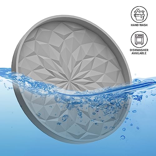 Car Cup Coaster [4 Pack] Silicone Car Coasters (4 Pack-light Grey)