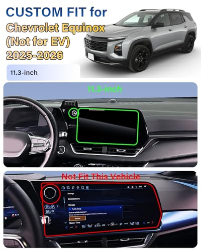 Car Phone Mount for Chevrolet Chevy Equinox 2025 2026 Accessories (Universal Holder / Equinox 2025-2026 (11.3 inch screen))