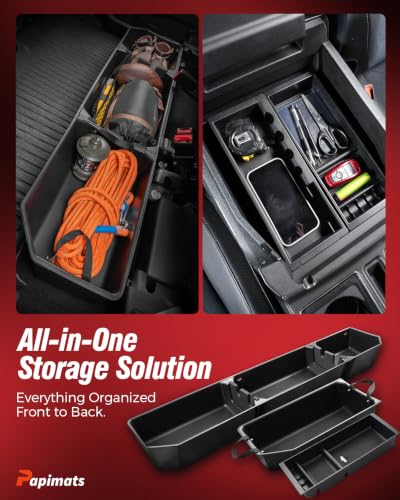 Underseat Storage & Center Console Organizer for Ford F150 2015