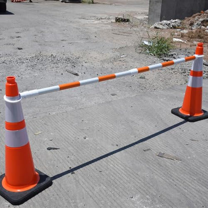 8 Pack Retractable Traffic Safety Cone Bar