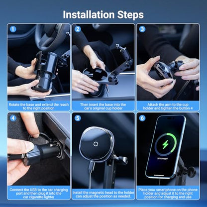 for Magnetic Cup Holder Charger