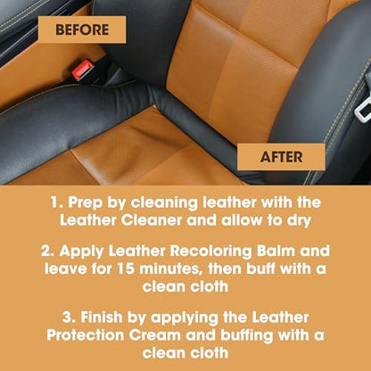 Leather Complete Restoration Kit (Maroon / Complete Kit)