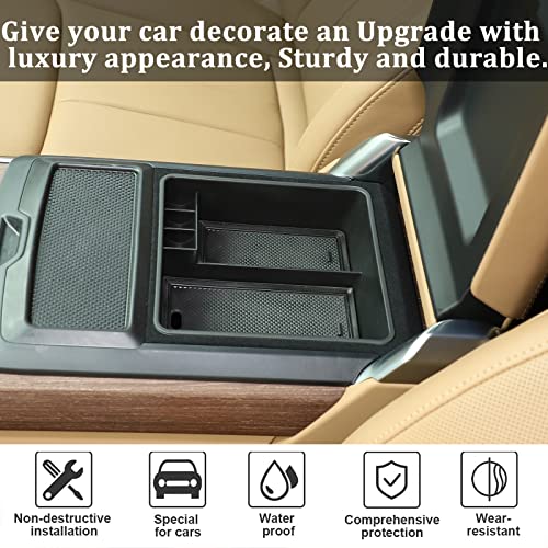 Car armrest Organizer Storage Box Compatible with Land Rover Range Rover Sport (QT-803/T)