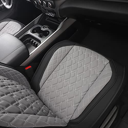 Car Seat Covers for Dodge Ram Full Set (5 PCS Full Set,Black-Grey)
