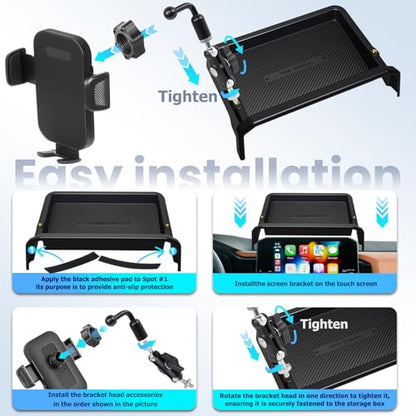 Car Phone Holder Fit for Pathfinder 2022 2023 2024 2025 w (For Pathfinder 2022-2025 9inch)