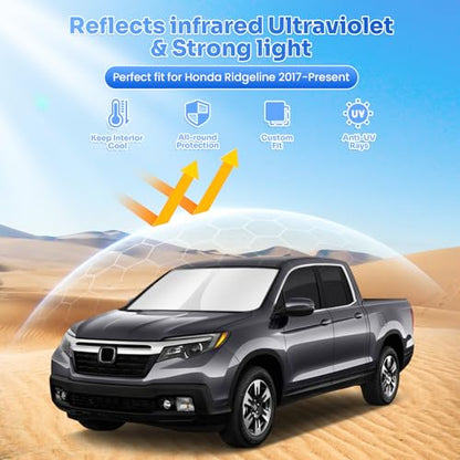 Window Shades for 2017 (Honda Ridgeline 2017-Present)