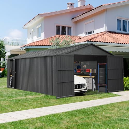 Domi 12'x20' Metal Garage Shed (12x20FT)