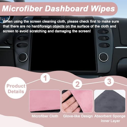 Car Screen Cleaner (Pink& Grey)