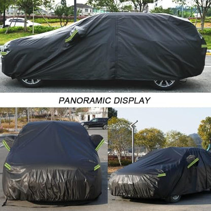 Waterproof Hatchback Car Cover All Weather (A9-Fit hatchback length ( up to 178") / black)