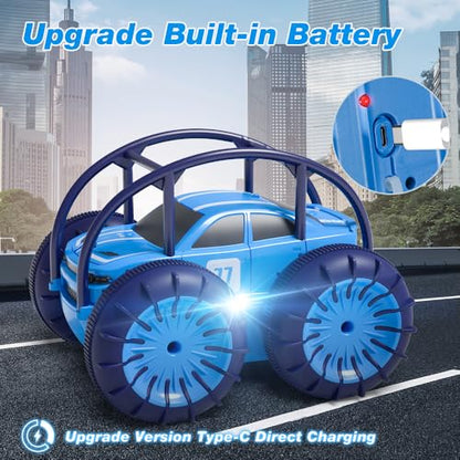 Amphibious Remote Control Car (Blue)