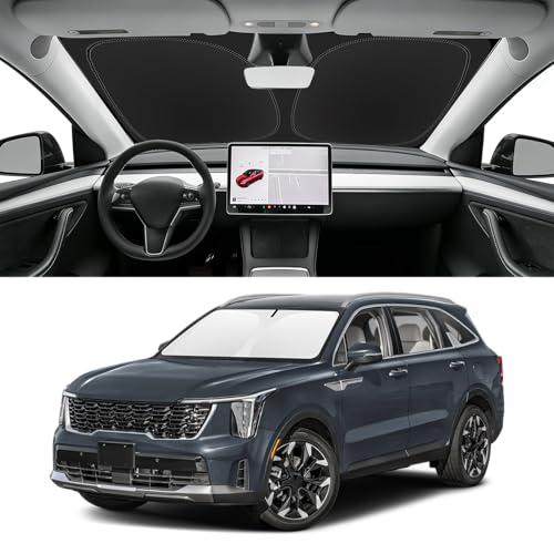 Custom Fit Windshield Sun Shade for KIA Sorento 2021 (for 2021-2026 KIA Sorento)