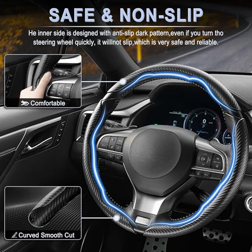 3pcs Carbon Fiber Anti (Black / Universal (3pcs))