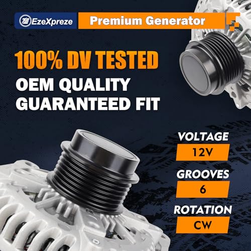 EZEXPREZE 84143540 170A High Output Alternator Fit for 2014 (14009N)