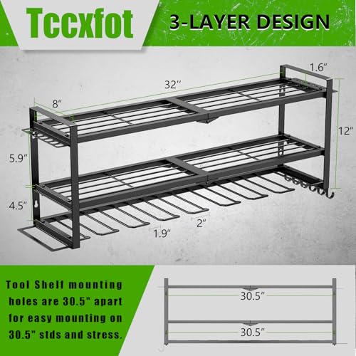 Power Tool Organizer (3 Layer 8 Slots)