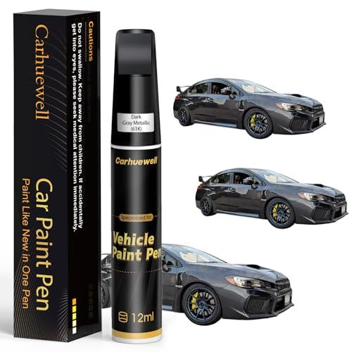 Dark Gray Metallic (For Subaru / Dark Gray Metallic(61K) compatible with BRZ/Crosstrek/Compatible withester-models/Impreza/Legacy-models/WRX/XV-Crosstrek)