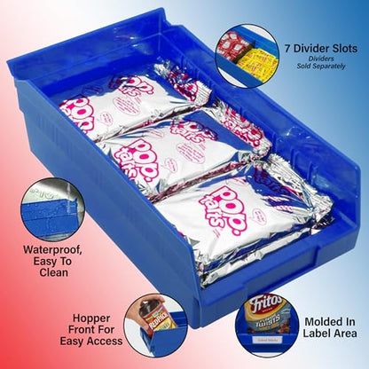 30130 Heavy Duty Plastic Shelf Bins (Yellow / Bin Box)