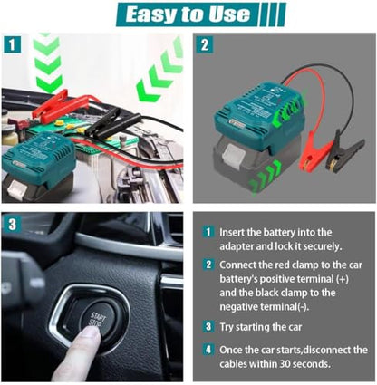 Car Jump Starter Compatible with Makita 18V Battery