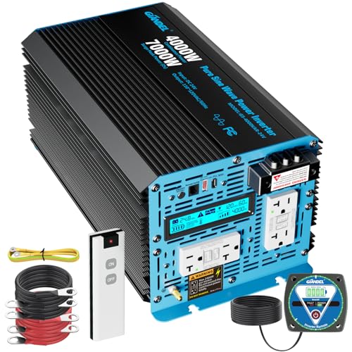 24V 4000W Pure Sine Wave Inverter 24V DC to 120V AC